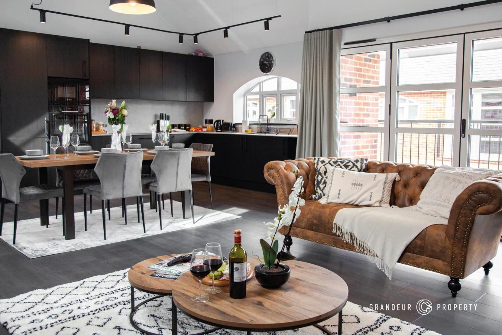 Stunning LUX Scandinavian style apt for 5 Parking Poole Eksteriør bilde